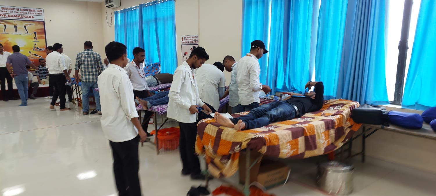 Blood Donation Camp by National Service Scheme Unit of CUSB, 13th September, 2024