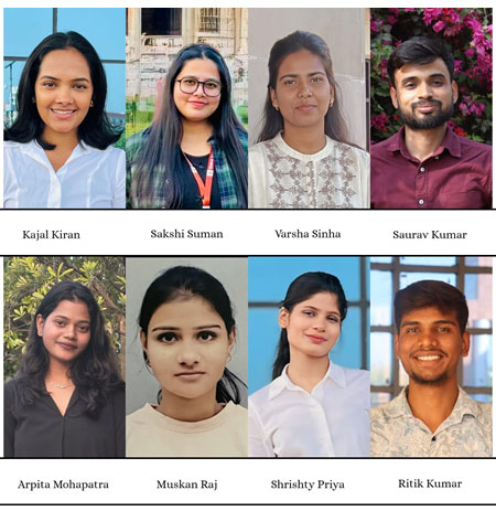 Campus Placement of 08 students from Dept. of Sociological Studies with Kshamtalaya Foundation 