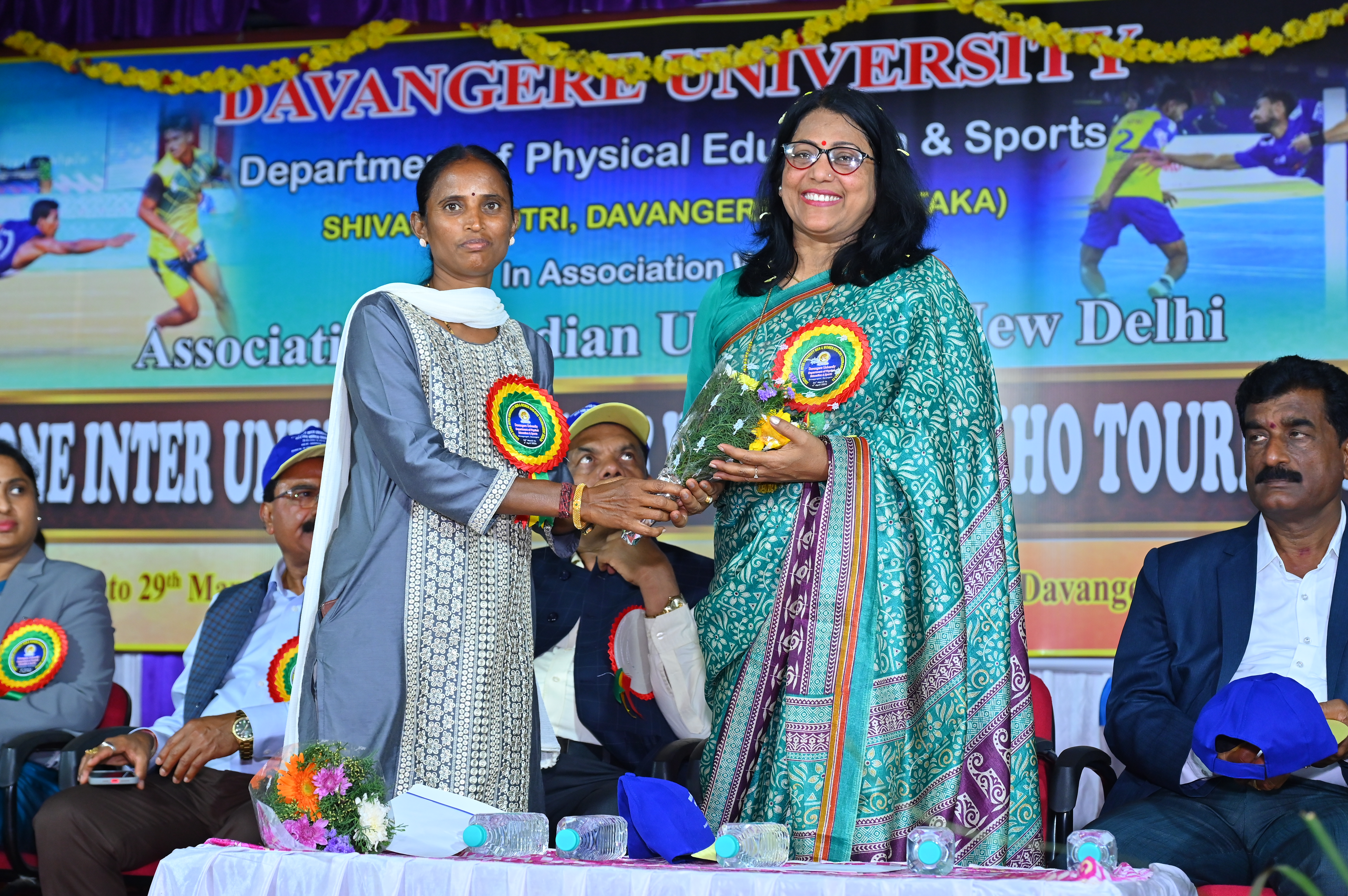 Prof. Usha Tiwari served as observer at AIU South Zone Kho-Kho Tournament at Davangere University in Karnataka, April 01-04,2026