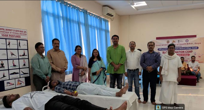 Blood Donation Camp organized by NSS Unit of CUSB, April 24, 2026