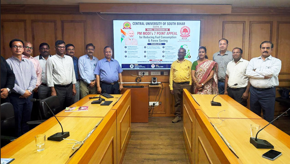 Panel discussion on Prime Minister Modi's 7 Point Appeal at CUSB, May 13, 2026