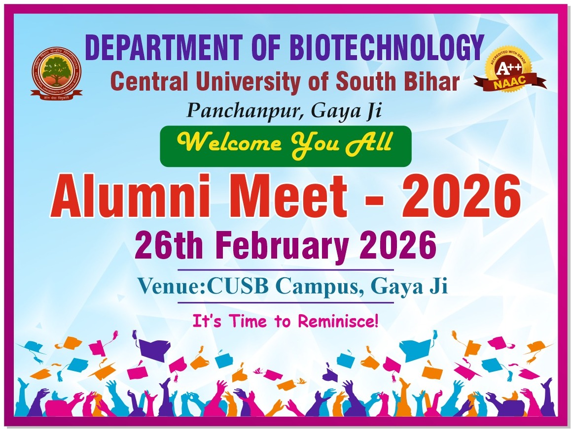 Alumni Meet: Department of Biotechnology