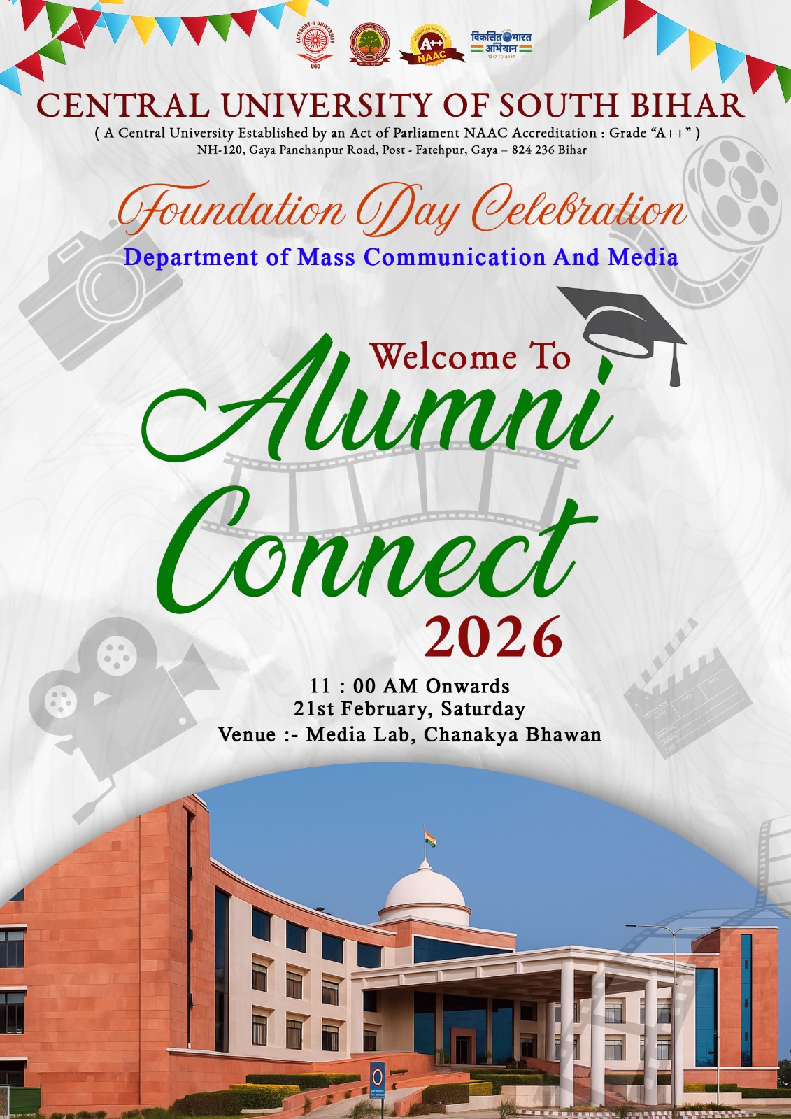 Dept. of Mass Communication and Media [Alumni Connect-2026]