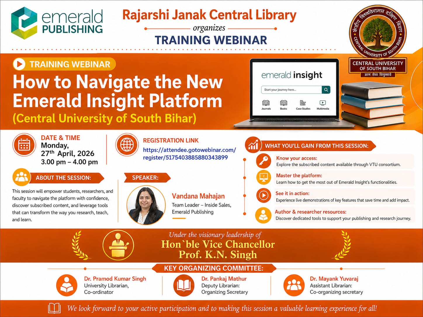 How to Navigate the New Emerald Insight Platform [27th April, 2026 @ 3:00 PM]